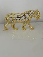 Panter beeld goud decoratie, Verzamelen, Beelden en Beeldjes, Ophalen of Verzenden