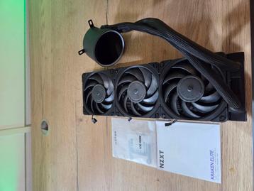 NZXT kraken elite 2024 360 mm + noctua NF-A12 fans zgan beschikbaar voor biedingen