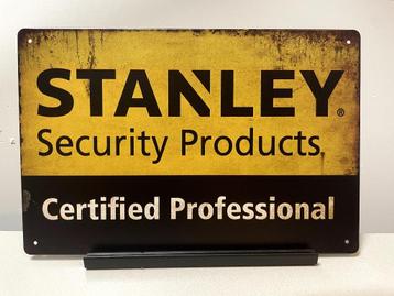 Stanley Security Products metalen reclamebord (Old Look) beschikbaar voor biedingen