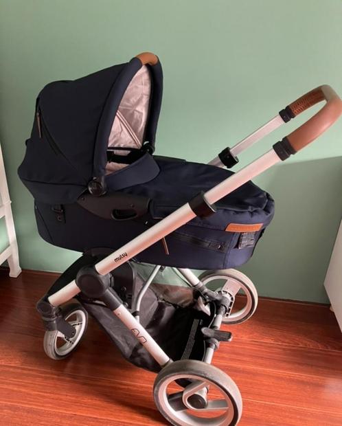 Mutsy donkerblauwe kinderwagen, Kinderen en Baby's, Kinderwagens en Combinaties, Zo goed als nieuw, Combiwagen, Overige merken
