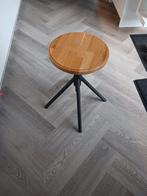Houten Kruk met Metalen Onderstel, Ophalen, Zo goed als nieuw, Hout