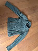 Arma leren jasje groen/grijs maat 34, Ophalen of Verzenden, Gedragen, Maat 46 (S) of kleiner, Groen