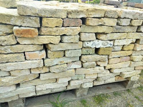 Friese geeltjes 800 x metselstenen antieke oude steentjes, Doe-het-zelf en Verbouw, Metselstenen, Gebruikt, Bakstenen, Ophalen