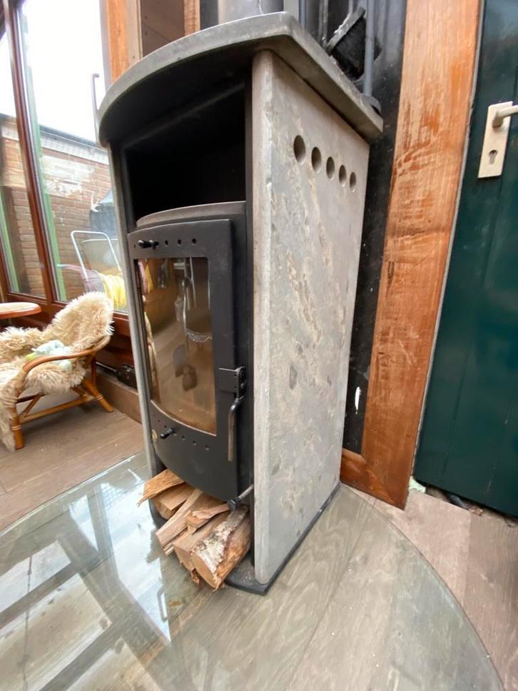 Mooie speksteen houtkachel 8 kw, Huis en Inrichting, Kachels, Zo goed als nieuw, Houtkachel, Hout, Ophalen of Verzenden