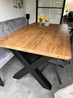Eettafel, Huis en Inrichting, Tafels | Eettafels, Ophalen, Eikenhout, 200 cm of meer, 50 tot 100 cm