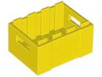 lego container, krat met handgrepen geel, Kinderen en Baby's, Speelgoed | Duplo en Lego, Ophalen of Verzenden, Nieuw, Losse stenen