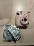 Pink Instax Mini 11 Polaroid + 4 Pakjes Film, Ophalen of Verzenden, Zo goed als nieuw, Polaroid, Fuji