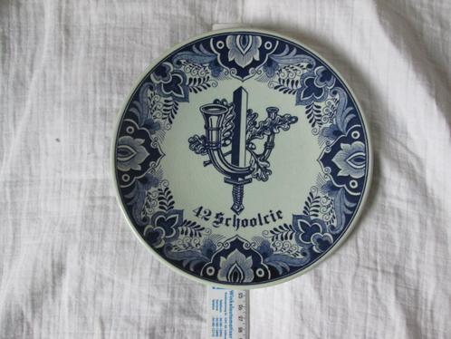 limburgse jagers 42 schoolcie 42 BLJ wandbord, Verzamelen, Militaria | Algemeen, Landmacht, Kunstobject, Nederland, Ophalen of Verzenden
