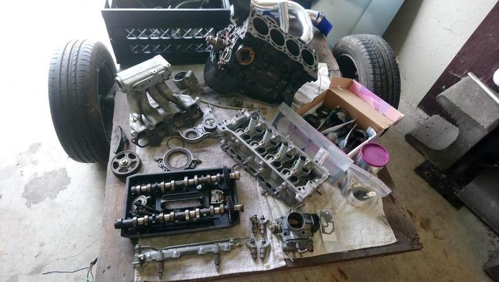 Toyota starlet 4efte motor project, Auto-onderdelen, Motor en Toebehoren, Ophalen of Verzenden