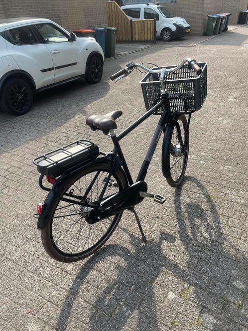 Elektrische fiets met nieuwe voorwielmotor, Fietsen en Brommers, Elektrische fietsen, Gebruikt, Overige merken, 51 tot 55 cm, 30 tot 50 km per accu