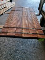 Restpartij hardhouten vlonderplanken 2,8 x 14 x 155 cm 12st, Ophalen, Nieuw, Hout
