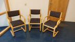 Set van 4 Deense Eetkamerstoelen  Vintage, Ophalen, Gebruikt, Vier, Hout