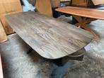 Tafel deens ovaal 240x100 stalen matrix poot van 1079 nu 469, Ophalen, Nieuw, Ovaal, 200 cm of meer
