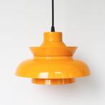 Vintage gele hanglamp Deens design retro, Vintage retro midcentury deens design, Onbekend, Ophalen of Verzenden, Zo goed als nieuw