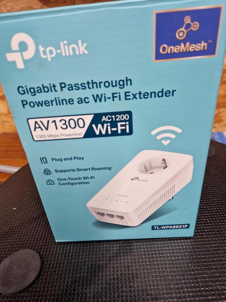 Nieuwe TP-Link Powerline WiFi Extender - In Doos!, Computers en Software, Powerlines, Nieuw, Ophalen of Verzenden