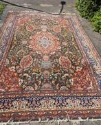 Groot Perzisch tapijt met kleurige motieven, Ophalen, Gebruikt, Rood, 200 cm of meer