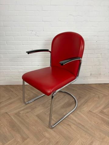 5x Dutch Originals Gispen413 stoelen (lage variant) beschikbaar voor biedingen