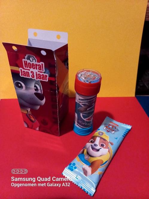 Paw patrol traktatie of naamslinger, Kinderen en Baby's, Overige Kinderen en Baby's, Nieuw, Ophalen of Verzenden