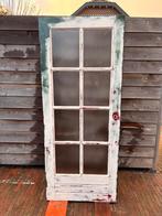 Kamer deur met ruitjes, Doe-het-zelf en Verbouw, Deuren en Horren, Ophalen, Gebruikt, 80 tot 100 cm, Binnendeur