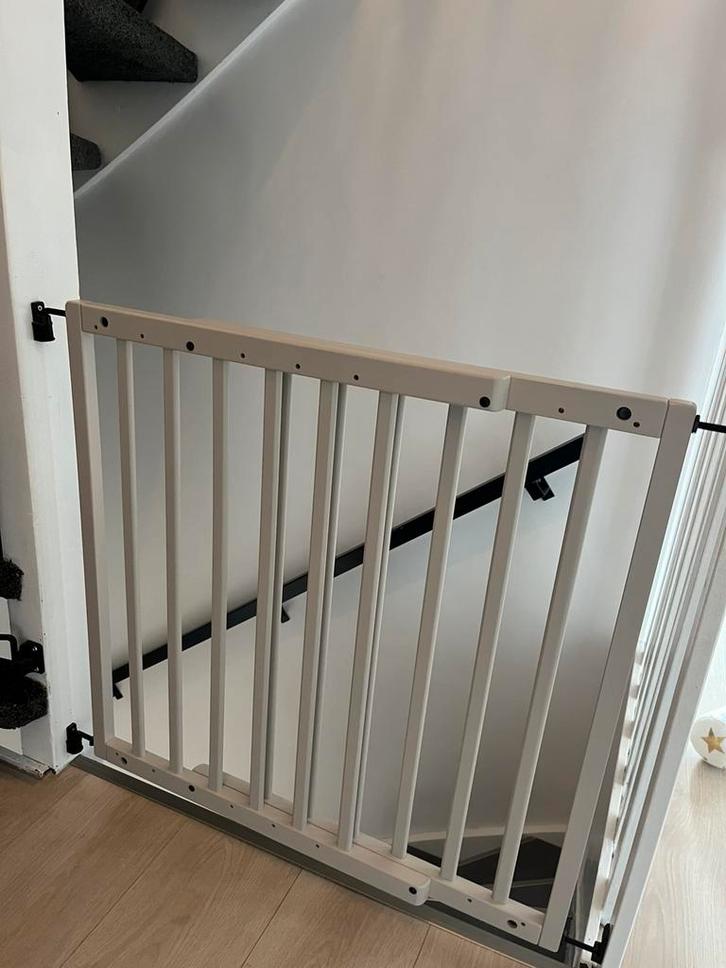 kidsriver traphek felix oatmeal NIEUW, Kinderen en Baby's, Traphekjes, Zo goed als nieuw, Klemhekje, Metaal of IJzer, 100 tot 115 cm