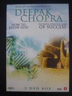 Deepak Chopra 2 dvdbox (originele dvd) Know God &  7 Laws, Vanaf 6 jaar, Ophalen of Verzenden, Zo goed als nieuw, Boxset