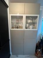 Besta kast ikea met lades en vitrine, Huis en Inrichting, Kasten | Vitrinekasten, Ophalen, 25 tot 50 cm, 100 tot 150 cm, Minder dan 100 cm