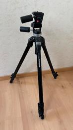 Manfrotto statief 055DB met balhoofd 141RC, Ophalen, Gebruikt, Balhoofd, 175 cm of meer