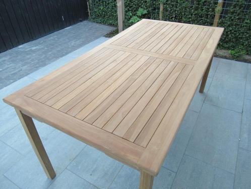 NIEUWE Teakhouten tuintafels 180x90 en 150x90, Tuin en Terras, Tuintafels, Nieuw, Rechthoekig, Teakhout, Ophalen of Verzenden