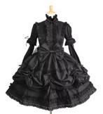 Lolita Jurk met afneembare Mouwen, tm 6XL, Verzenden, Nieuw, Knielengte