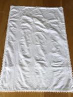 Creme Laura Ashley kussensloop met borduursel x 1 stuk, Ophalen of Verzenden, Zo goed als nieuw, Hoeslaken of Sloop