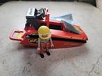 Playmobil Speedboot met figuur, Verzenden, Zo goed als nieuw, Jongen of Meisje