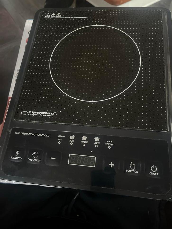 2 x Esperanza Krakatau Inductiekookplaat - Nieuw, Witgoed en Apparatuur, Kookplaten, Nieuw, Vrijstaand, Inductie, 3 kookzones of minder