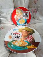 Vintage Kellogg's borden., Gebruikt, Ophalen of Verzenden, Gebruiksvoorwerp