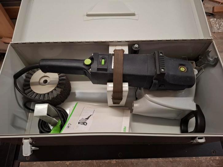 Festool BMS 180 rustofix borstelmachine met drie koppen, Doe-het-zelf en Verbouw, Gereedschap | Schuurmachines, Zo goed als nieuw