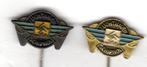2 speldjes SCHIPHOL AMSTERDAM LUCHTHAVEN OUD (A2)  KIJK OOK, Verzamelen, Speldjes, Pins en Buttons, Verzenden, Gebruikt, Overige onderwerpen