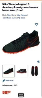 Nieuwe Nike Tiempo schoenen, Zwart, Nike, Nieuw, Ophalen of Verzenden