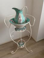 Frans oud lampetstel op standaard, Antiek en Kunst, Antiek | Keramiek en Aardewerk, Ophalen