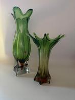 Murano Sommerso Vazen Duo (43 cm & 30 cm) Italië, Ophalen