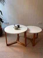 Salontafels | 2x, Huis en Inrichting, Ophalen, Rond, 50 tot 100 cm, Zo goed als nieuw