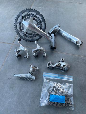NOS groepset shimano ultegra 3x10 speed incl. wielen beschikbaar voor biedingen