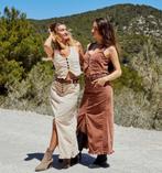 Nieuw!! Isla Ibiza maxi rok met ruches creme maat M, Maat 38/40 (M), Beige, Nieuw, Ophalen of Verzenden