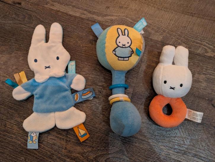 Nijntje set rammelaars+ knisperdoekje, Kinderen en Baby's, Speelgoed | Babyspeelgoed, Nieuw, Overige typen, Ophalen of Verzenden