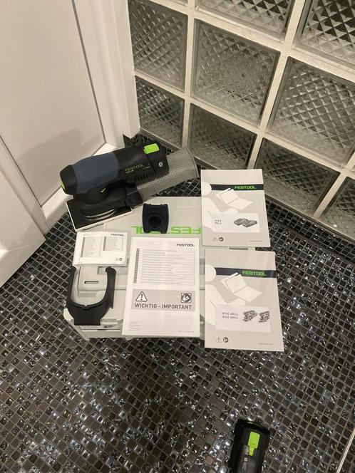 Festool RTSC 400 Plus accu vlakschuurmachine 18V Li-ion., Doe-het-zelf en Verbouw, Gereedschap | Schuurmachines, Zo goed als nieuw