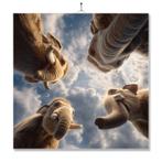 Tegel Met Opdruk | Olifanten | Inclusief Geschenkdoos, Ophalen of Verzenden, Nieuw