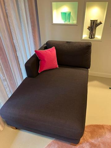 Sofa / chaise longue donkerblauw