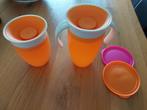 2 Munchkin bekers met deksel, nubi bord, 2 oefenbekers, Ophalen of Verzenden, Zo goed als nieuw, Overige typen