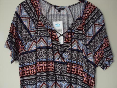 NIEUW: lang tuniek MS Mode maat L - NP € 21,99, Kleding | Dames, Blouses en Tunieken, Nieuw, Maat 42/44 (L), Zwart, Ophalen of Verzenden