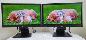 2 x 23 Inch Supernette Led LCD HP LA2306X 100% Ok ! beschikbaar voor biedingen