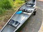 Kano EXO AUGH 460 (3pers), Watersport en Boten, Ophalen, Gebruikt, Canadese kano of Open kano, Met peddels
