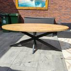 Ovale Mango Houten Eettafel Ø200x100 cm - Nieuw #W, Huis en Inrichting, Tafels | Eettafels, Ophalen, Nieuw, 50 tot 100 cm, Vijf personen of meer